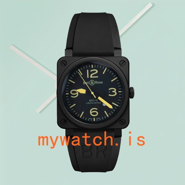 Bell&Ross Instruments 42mm Men’s Black Dial Automatic BR01-92 - Image 2