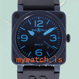 Bell&Ross Instruments Blue Dial 42mm Men’s BR03-92 Automatic