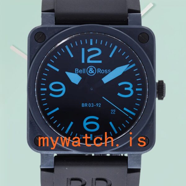 Bell&Ross Instruments Blue Dial 42mm Men’s BR03-92 Automatic