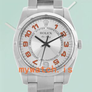 Rolex Air-king Men’s 114210SAO 36mm Oyster Bracelet Silver-tone