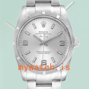 Rolex Air-king 114210SSO Men’s 36mm Silver-tone Silver Dial
