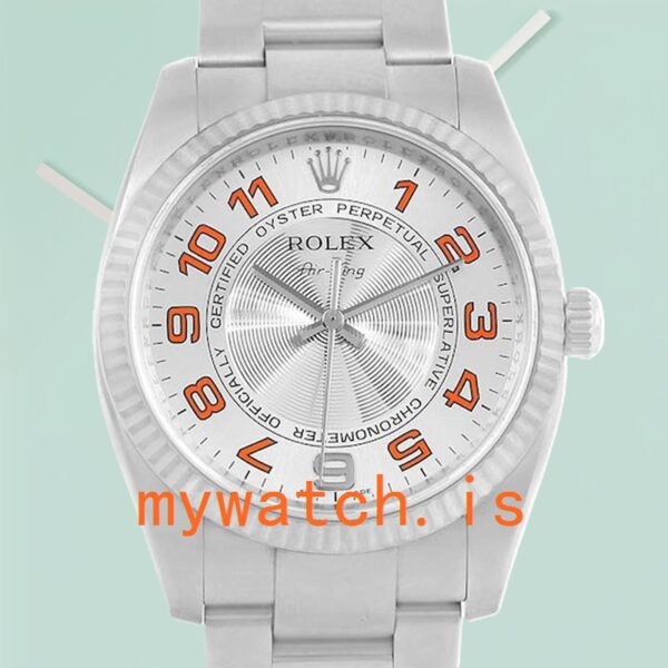 Rolex Air-king Men’s 114234SAO 36mm Silver Dial