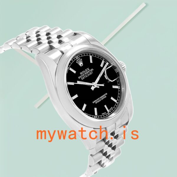 Rolex Datejust Men’s 116200BKSJ 36mm Stainless Steel - Image 2