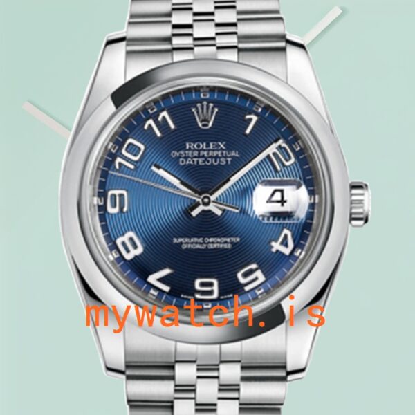 Rolex Datejust 116200BLCAJ 36mm Men’s Automatic Silver-tone