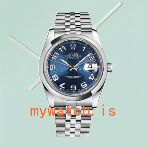 Rolex Datejust 116200BLCAJ 36mm Men’s Automatic Silver-tone - Image 2