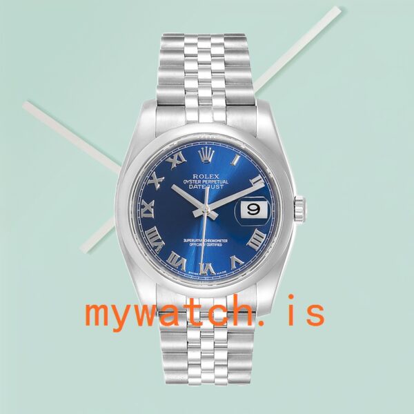 Rolex Datejust 36mm Men’s 116200BLRJ Automatic Stainless Steel - Image 3