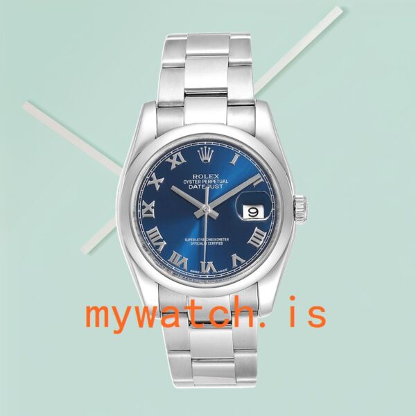 Rolex Datejust 36mm 116200BLRO Men’s Automatic Silver-tone - Image 2
