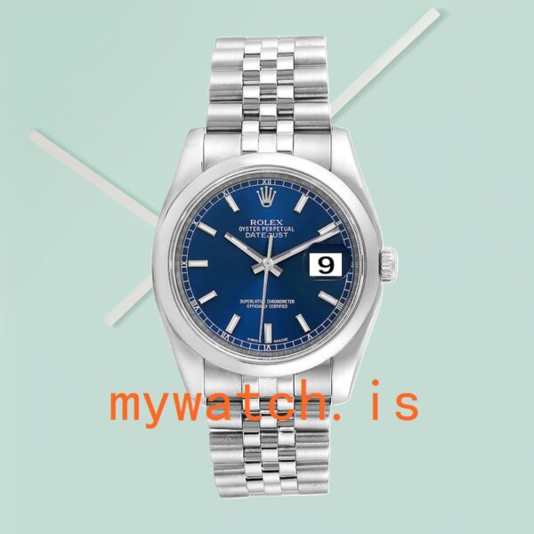 Rolex Datejust Men’s 36mm 116200BLSJ Stainless Steel - Image 2