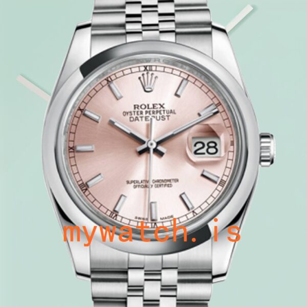 Rolex Datejust Men’s 116200PSJ 36mm Automatic Pink Dial
