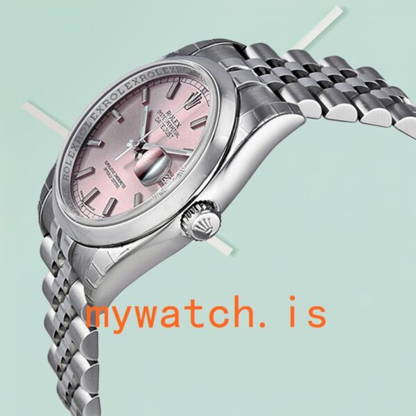 Rolex Datejust Men’s 116200PSJ 36mm Automatic Pink Dial - Image 4