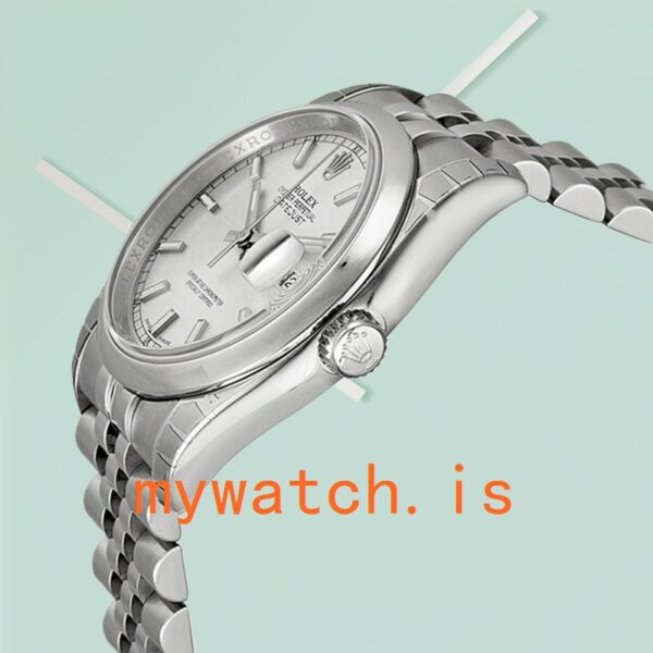Rolex Datejust 36mm 116200SSJ Men’s Bracelet Silver Dial - Image 2