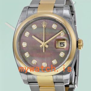 Rolex Datejust Men’s 116203BKMDO 36mm Automatic Oyster Bracelet