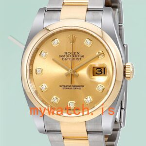 Rolex Datejust Men’s 116203CDO 36mm Champagne Dial Stainless Steel