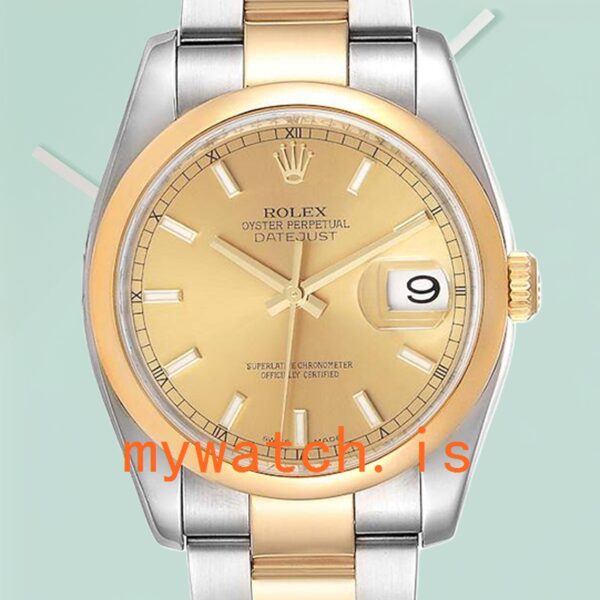Rolex Datejust 116203-72203 Men’s 36mm Stainless Steel Oyster Bracelet