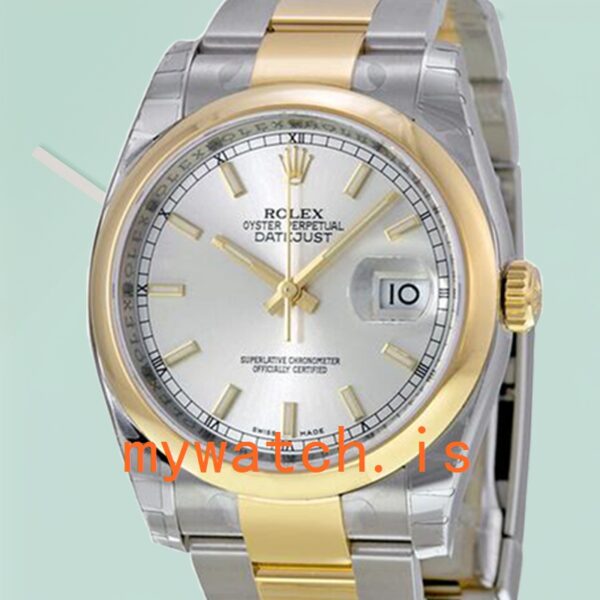 Rolex Datejust Men’s 116203SSO 36mm Stainless Steel Silver-tone