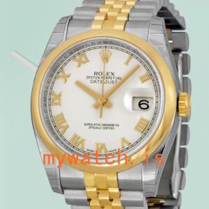 Rolex Datejust 116203-0144 Men’s 36mm Silver-tone