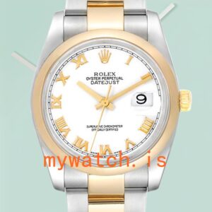 Rolex Datejust Men’s 36mm 116203-0135 Stainless Steel Oyster Bracelet
