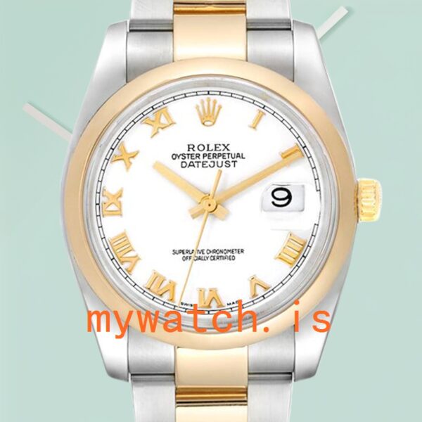 Rolex Datejust Men’s 36mm 116203-0135 Stainless Steel Oyster Bracelet