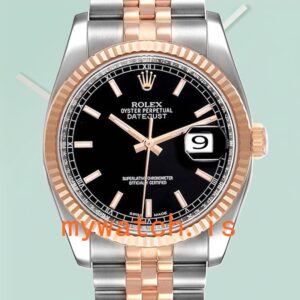 Rolex Datejust Men’s 116231 36mm Automatic Black Dial