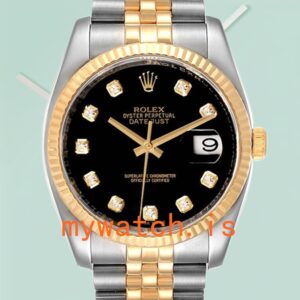Rolex Datejust 116233BKDJ 36mm Men’s Stainless Steel
