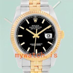 Rolex Datejust 36mm Men’s 116233BKSJ Bracelet