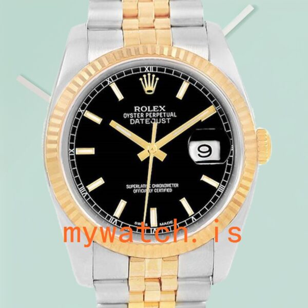 Rolex Datejust 36mm Men’s 116233BKSJ Bracelet