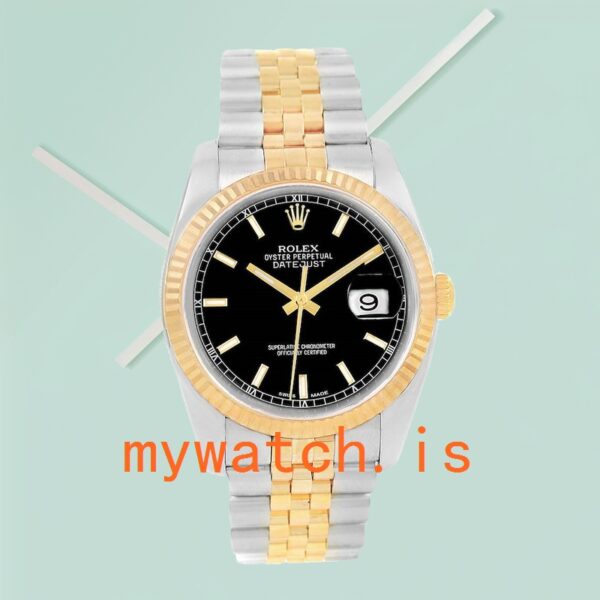 Rolex Datejust 36mm Men’s 116233BKSJ Bracelet - Image 2