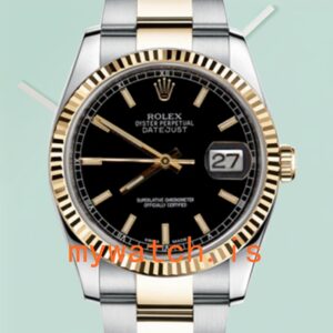 Rolex Datejust 36mm 116233BKSO Men’s Stainless Steel