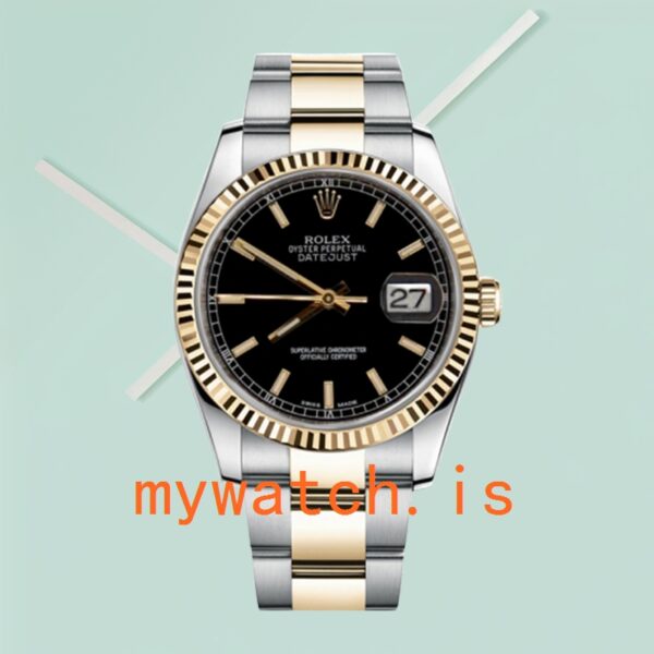 Rolex Datejust 36mm 116233BKSO Men’s Stainless Steel - Image 2