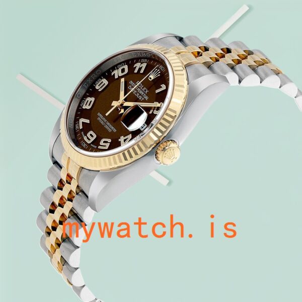 Rolex Datejust Men’s 116233BRAJ 36mm Stainless Steel Brown Dial - Image 4