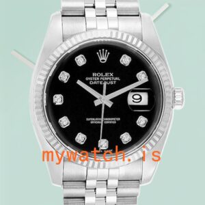 Rolex Datejust 116234BKDJ 36mm Men’s Black Dial Bracelet