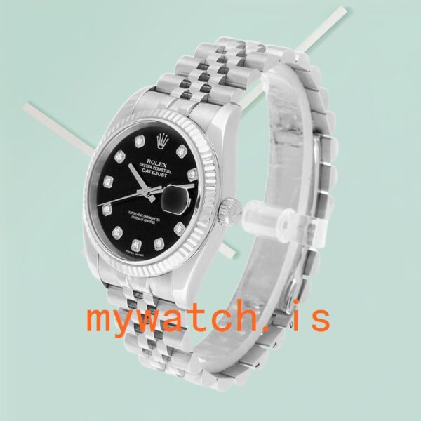 Rolex Datejust 116234BKDJ 36mm Men’s Black Dial Bracelet - Image 4