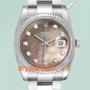 Rolex Datejust 36mm Men’s 116234BKMDO Mother of Pearl Dial