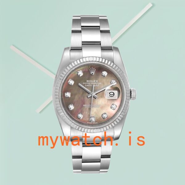 Rolex Datejust 36mm Men’s 116234BKMDO Mother of Pearl Dial - Image 2
