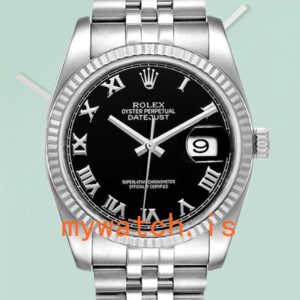 Rolex Datejust 36mm Men’s 116234BKRJ Jubilee Bracelet Automatic