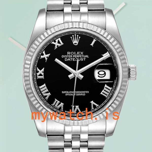 Rolex Datejust 36mm Men’s 116234BKRJ Jubilee Bracelet Automatic