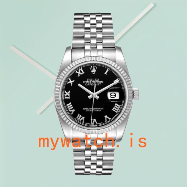 Rolex Datejust 36mm Men’s 116234BKRJ Jubilee Bracelet Automatic - Image 2
