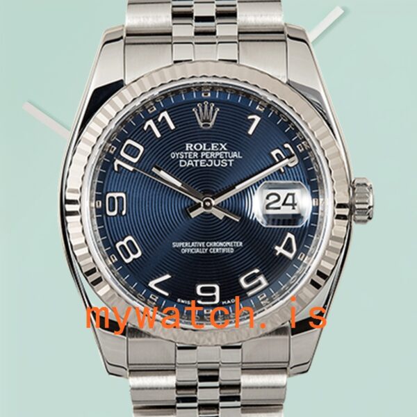 Rolex Datejust Men’s 116234BLCAJ 36mm Stainless Steel