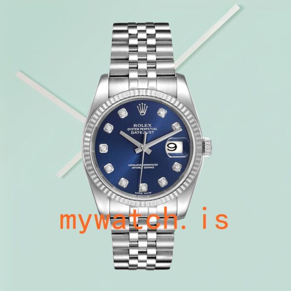 Rolex Datejust Men’s 36mm 116234BLDJ Automatic Jubilee Bracelet - Image 2