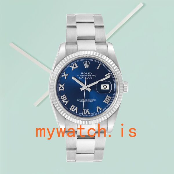 Rolex Datejust Men’s 36mm 116234BLRO Stainless Steel - Image 2