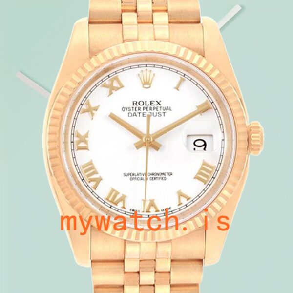 Rolex Datejust 116238 Men’s 36mm Gold-tone Stainless Steel