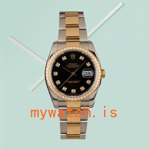 Rolex Datejust Men’s 116243BKDO 36mm Silver-tone - Image 2