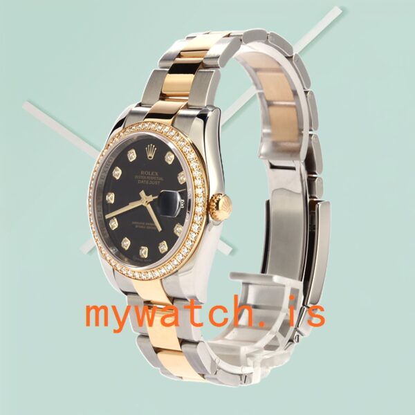 Rolex Datejust Men’s 116243BKDO 36mm Silver-tone - Image 4