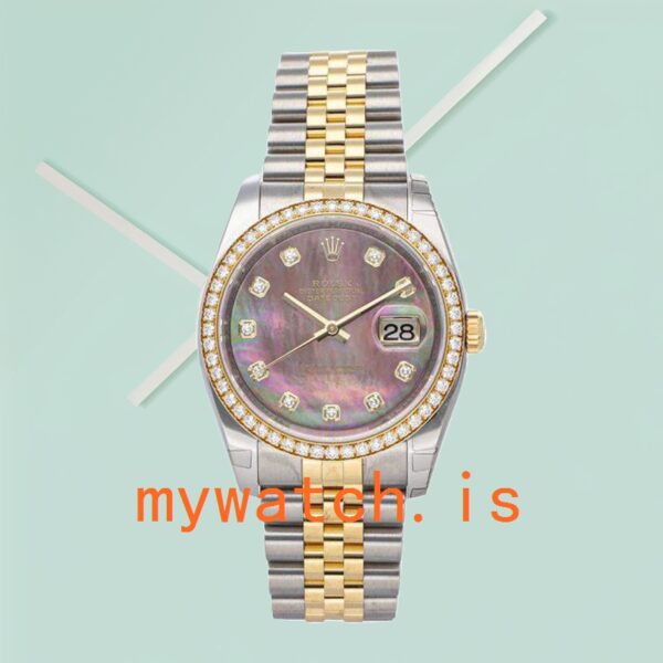 Rolex Datejust 116243CDJ 36mm Men’s Silver-tone - Image 2