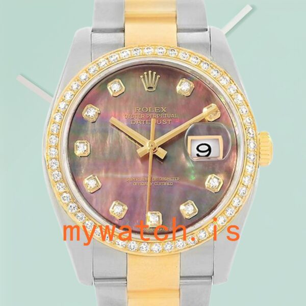 Rolex Datejust 116243BKMDO Men’s 36mm Mother of Pearl - Image 2