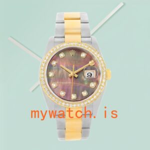 Rolex Datejust 116243BKMDO Men’s 36mm Mother of Pearl