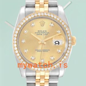 Rolex Datejust 116243CDJ 36mm Men’s Silver-tone
