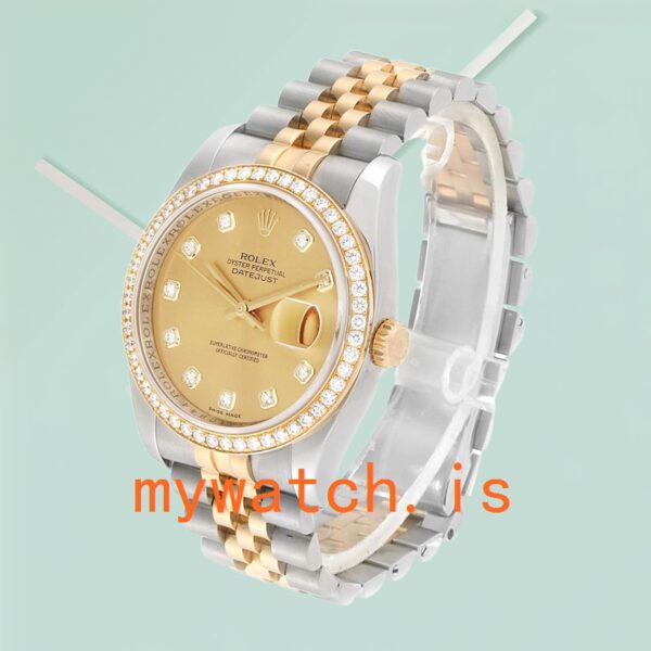 Rolex Datejust 116243CDJ 36mm Men’s Silver-tone - Image 4