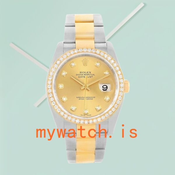 Rolex Datejust 36mm Men’s 116243CDO Oyster Bracelet - Image 2