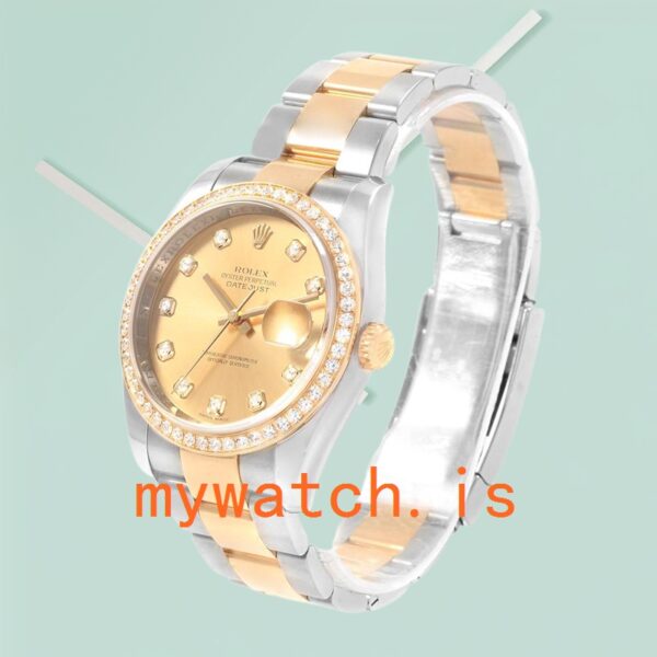 Rolex Datejust 36mm Men’s 116243CDO Oyster Bracelet - Image 4